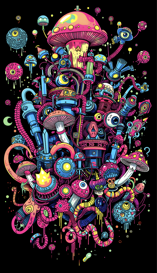 PSYCORE 010 — “Trip Reactor”  Unisex Regular fit