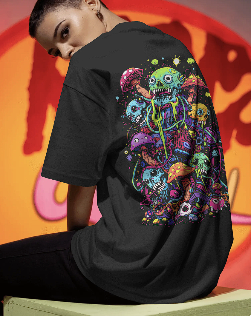 PSYCORE 013 - SKULLFLOW: VOID EDITION Oversized T-Shirt